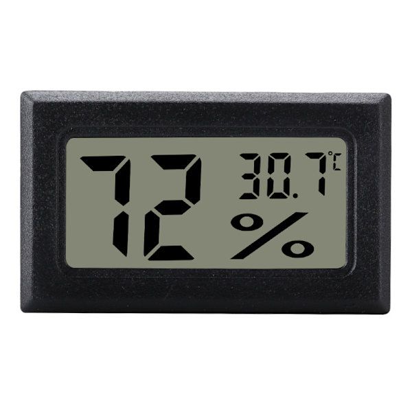 Mini LCD Hygrometer / Termometer Grå