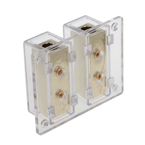 8-vägs 4/8 Ga Bilstereo Förstärkare Ström Jordkabel Splitter Distributionsblock