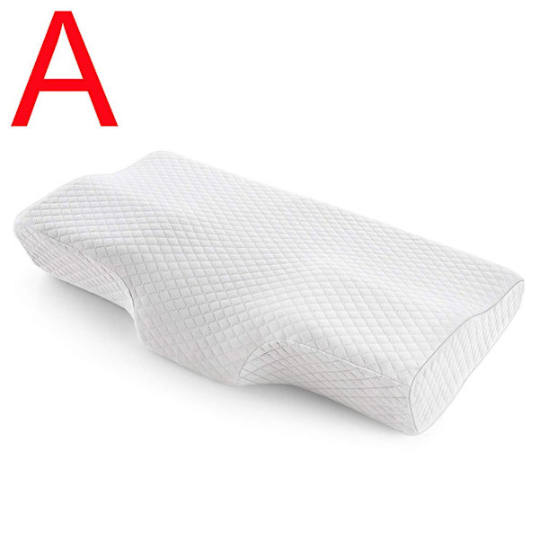 Långsam Återhämtning Memory Foam Kudde Ventilerad Nacke Cervikal Vård Sovkudde