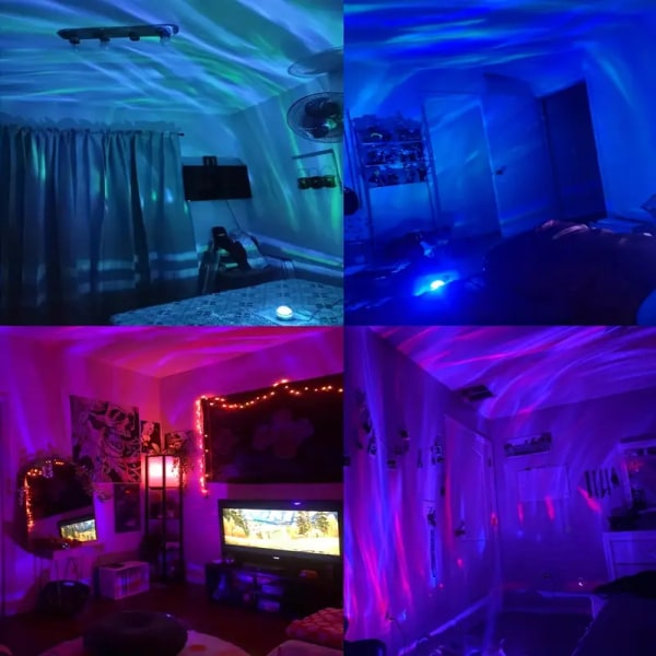 Förändra ditt hem med en set LED norrsken - perfekt för bröllop, jul, halloween, resor och mer!