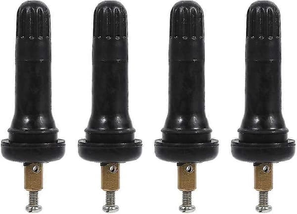 Dekktrykksensor Ventilspak Bil Dekkventil (svart) (4 stk)