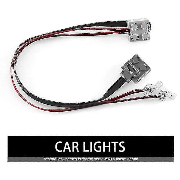 5 stk. Technic Power Function 8870 LED Lys Link Kabel Til Køretøj Byggeklods Power Gruppe