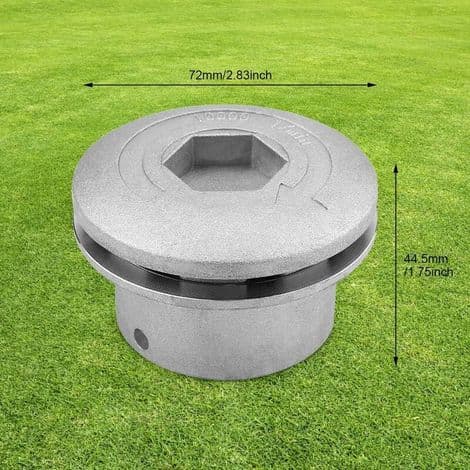 Universalt Trimmerhode, 4-linjers Trimmerhode, Aluminium Trimmerhode, Trimmertilbehør for Gressklippere, 72 x 44,5 mm