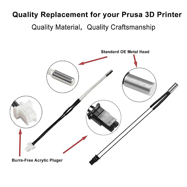 Tarvikepaketti Prusa I3 MK4 MK3.9:lle - Prusa I3 MK4 kuumennuspään osille Nextruder & lämmityselementti & S