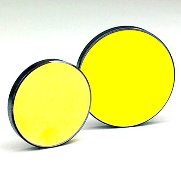 20 mm diameter silisium 25 gullbelagt lasergraveringsmaskin skjæremaskin speillinse