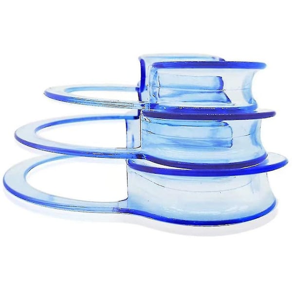 20 st Cheek Retractor Munöppnare för Tandvård och Partyspel L (blå)