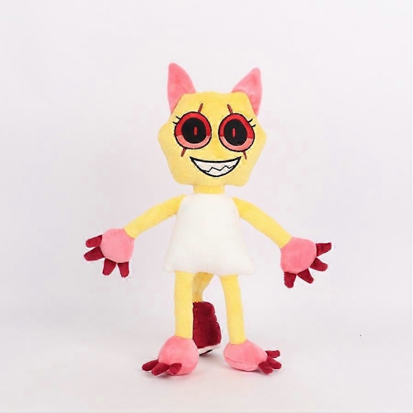 Dandy's World Plysch Söta Dandy World Scrap Fylld Skräckspel Goob Pebble Plushie Mjuk Kudde Docka Kawaii Rum Dekoration Leksak färg: Röd