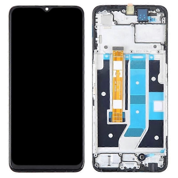 Oppo A58 5G/A78 5G OEM Grade S LCD-näyttö ja kosketuspaneelikokoonpano + kehysosa (ilman logoa)