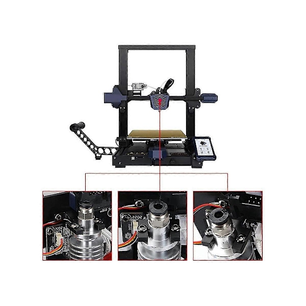 3D-printer tilbehør til Vyper E-ekstruder Hot End monteringsblok Automatisk nivellering