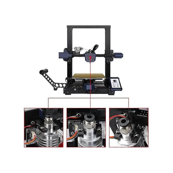 3D-skrivartillbehör för Vyper E Extruder Hot End Monteringsblock Automatisk Nivellering