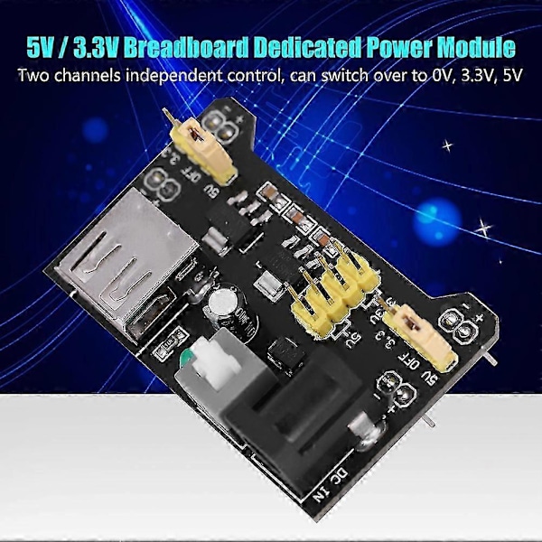 5 stk. 5V/3.3V Strømforsyningskort Dedikeret Strømmodul til Breadboard