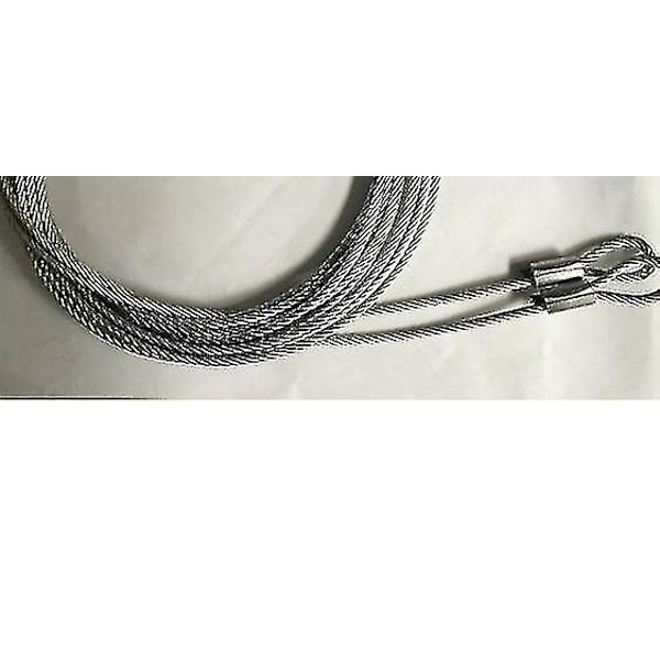 Turvallisuus Garage Door Extension Cable Kit Galvanized Steel Braid S Hooks