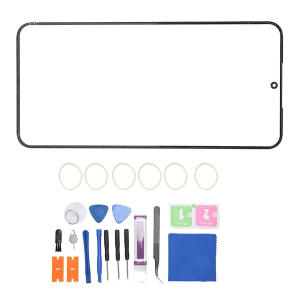 Samsung Galaxy S23 Skärmbyteskit - Perfekt Passform Främre Yttre Lins Glas Reparation