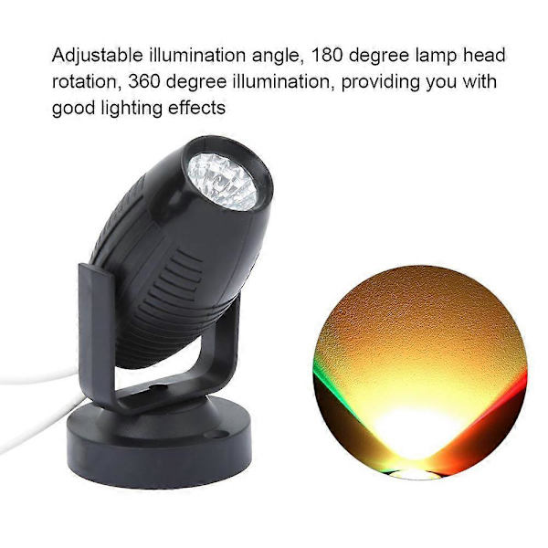 LED-scenbelysning AC85-265V Mini Spot Light Line Beam Light Sektor KTV Flash Scan Light 7 Färger Valfri