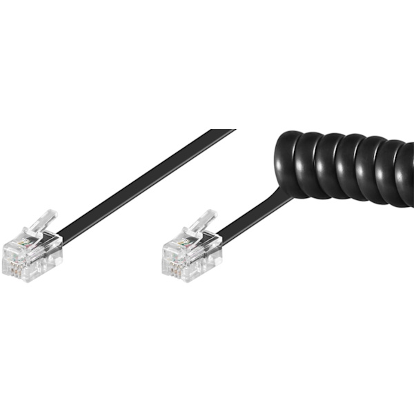 Telefonlur spiral kabel