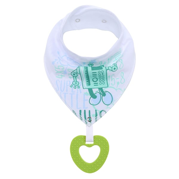 Baby Bandana Smekke 6-pakke Og Bitende Leke 6-pakke Laget Av 100% Organisk Bomull, Absorberende Og Myk Unisex