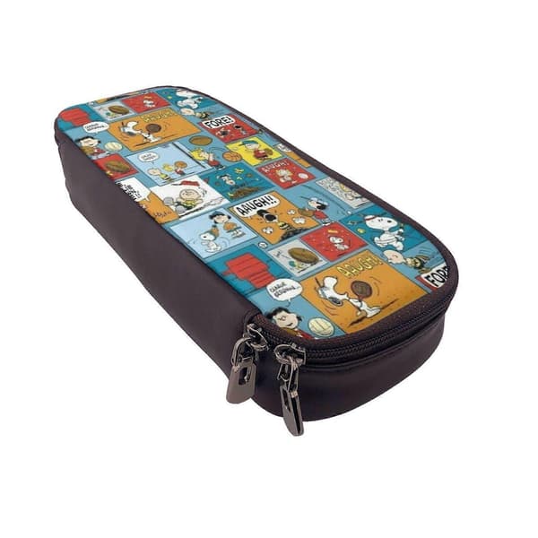 a728 Snoopy Penalhus Moderne Brun Penholder til Studerende Kunstnere & Professionelle b728