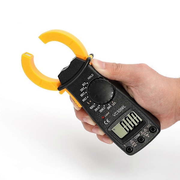 DT3266L Digital Clamp Meter Multimeter Strömtång Voltometer Amperemeter 600A AC/DC Ohm Ampere Strömspänningstestare