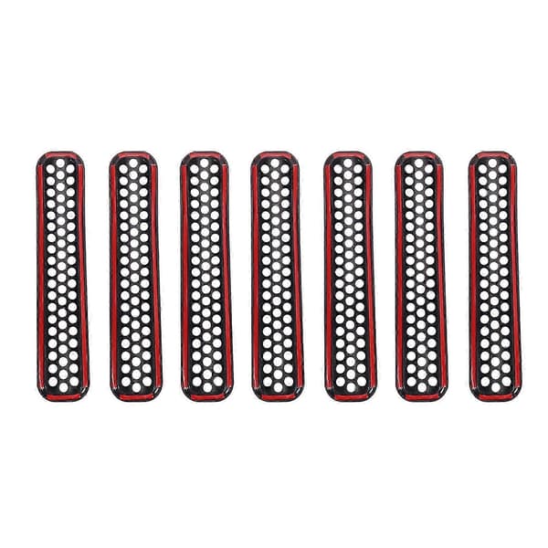 Honeycomb Mesh Front Indsatser Kit til 1997-2006 Wrangler TJ & - (7 STK)