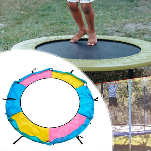 Trampolinfjederdækning Tyk Trampolintilbehør Vandtæt Trampolinmåtte