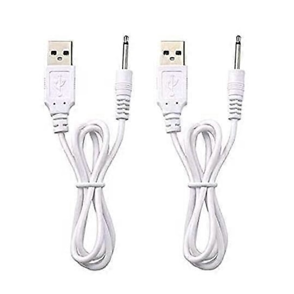 2 kpl DC-latauskaapelia 2,5 mm DC - USB-muunnin Instrumentti USB-laturikaapeli