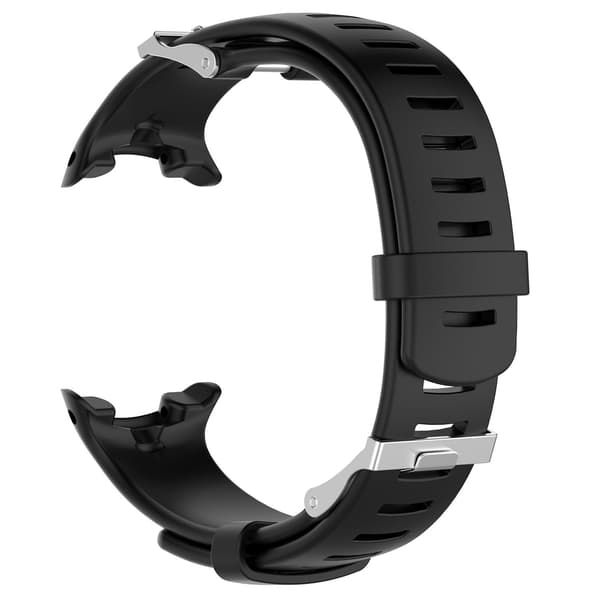 Urrem til Suunto D4/D4i Novo med 2 forskellige længder Sort