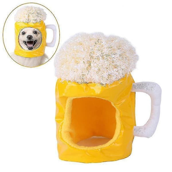 Husdjurs Ölhatt Kostym Gul Hatt Hundhatt