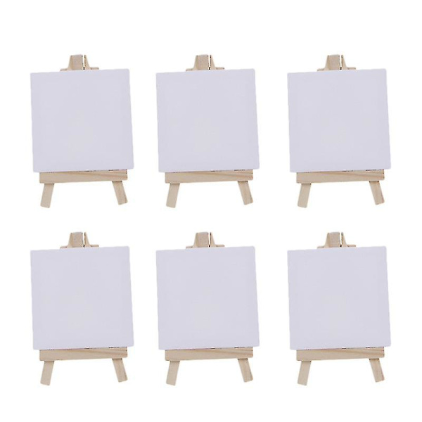 12 st Mini Canvas Staffli Set