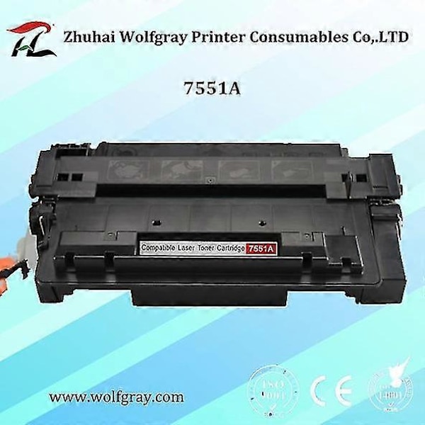 hg Kompatibel tonerpatron Q7551A til HP LaserJet M3027 MFP-serien/M3035 MFP-serien/P3005/P3005d/P3005dn/P3005n/P3005x