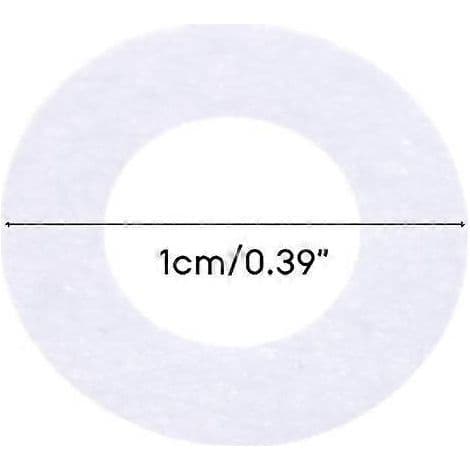 10 stk. gummirem for platespiller HS-PS162, 1CM