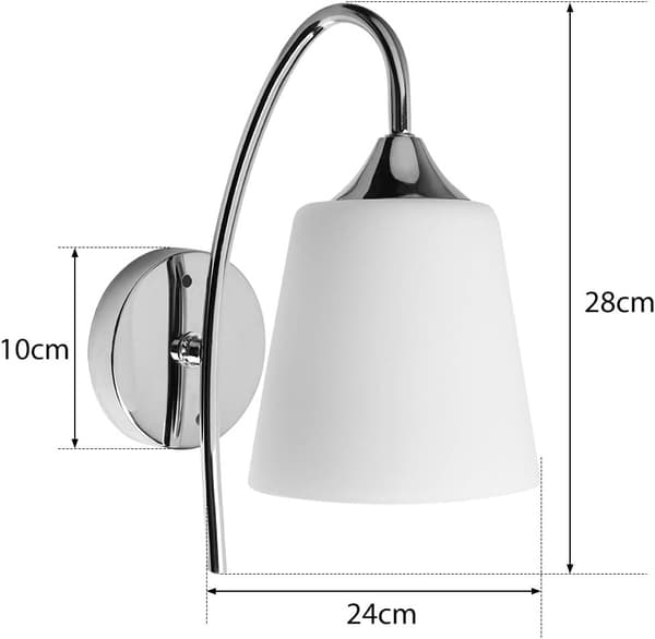 Minimalistisk LED-vägglampa i modern design