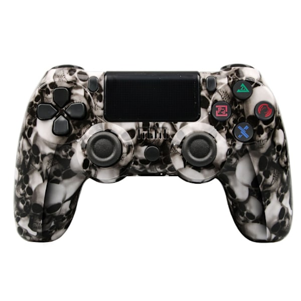 Trådlös handkontroll för PS4/Pro/PS3/Slim/PC/Steam, Bluetooth-handkontroll, Joystick, Stöder 6-Axis, Vibration, Touch Click