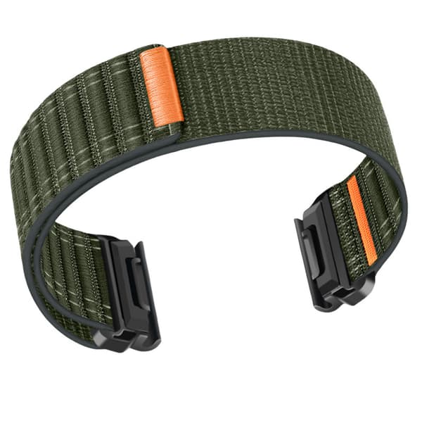 26 mm nylon urrem til Garmin Fenix 8/5/6/7X Pro/Epix 935/965 Grøn