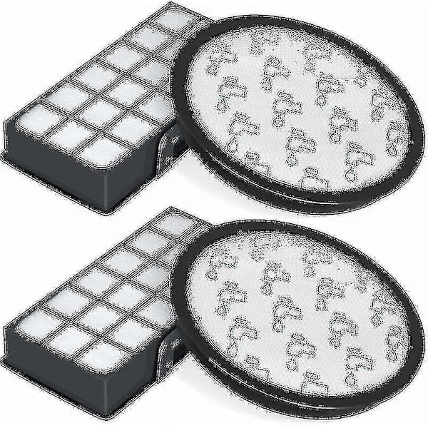 Sæt med 2 HEPA-filtre til Rowenta Silence Force Cyclonic 4aaaa Ro7647ea Ro7663ea Ro7676ea Ro7681ea (model Ro76xx) støvsugere, udskiftningsfilter