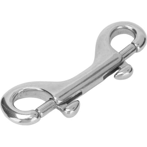 Dobbeltendet 316 rustfritt stål karabinkrok for 100 mm marinekabel