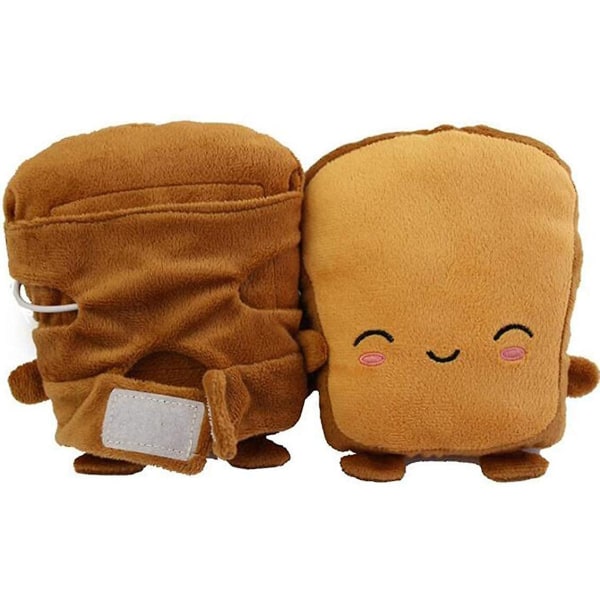 USB uppvärmning leksak bröd handske elektrisk värme handske plysch leksak-jbk