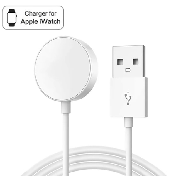 Laddningskabel för Apple Watch / iWatch vit 1-pack