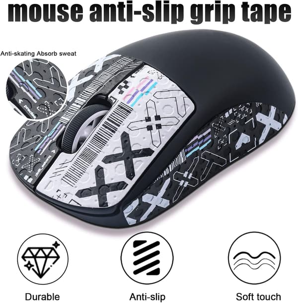 Improved Grip Mouse Stickers for Logitech MX Master 3s