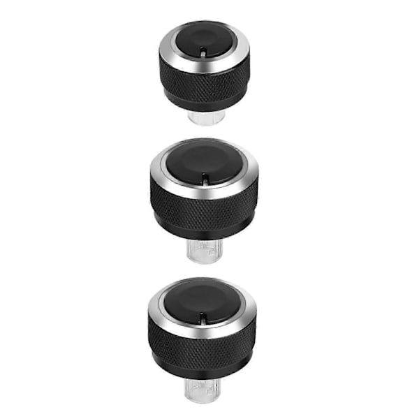 3 stk. Aluminium Bil Klimaanlegg Kontrollpanel Bryterknapp for GOLF 5 MK5 2005-2009 2025 walkbee