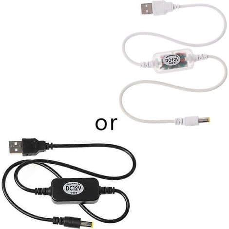 USB-12V DC-kaapeli tehomuuntimella Mu-laitteille