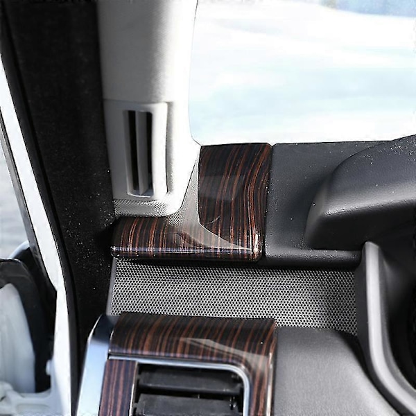2 kpl Punasaarnipuujäljitelmä ABS-muovinen sivukojelaudan koristekansi Landrover Range Rover Sport Rr Sport 2014-2018