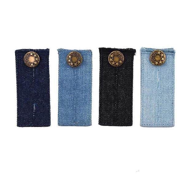 Taljeforlænger / Knapforlænger til Jeans - 4 stk. 83x35mm