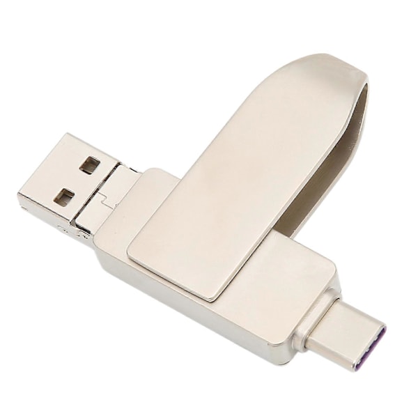 USB C Flash Drive 256GB OTG Dubbel USB A 3.0 Plug and Play Minnestick