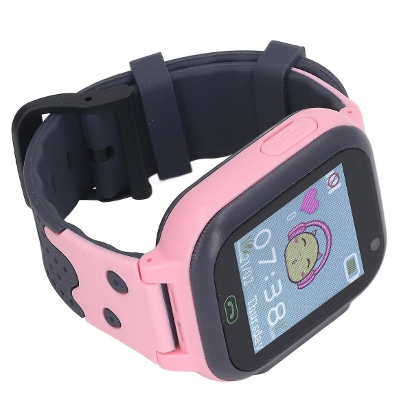 Smartwatch til børn - Pink | Videoopkald, kamera, berøringsskærm, alarm og lommelygte - ideel til udendørs aktiviteter