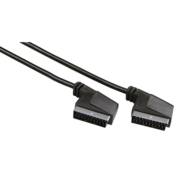 Scart-kaapeli, musta, 3m