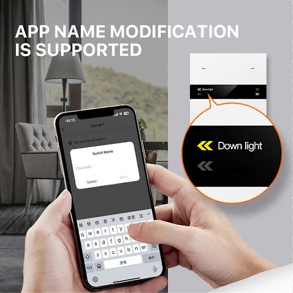 Tuya Zigbee Smart Scene Switch Belysning Smart Kontroll Scenkontroll Switchpanel Smart Uttag Smart