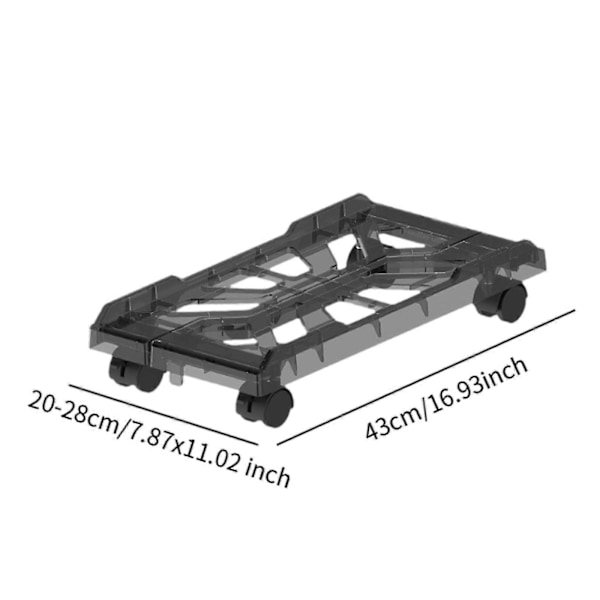 Computer Tower Stand Gaming Desk Tilbehør Mobil CPU Stand til Spillerum