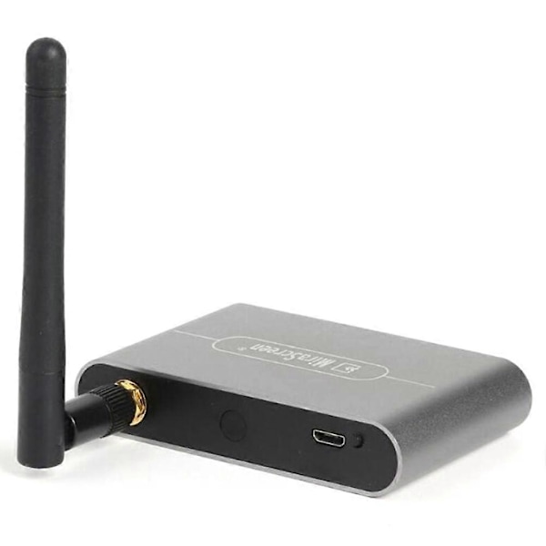 MiraScreen X6W Plus 4K Langaton HDMI-yhteensopiva Näyttöadapteri Dual Band 5GHz WiFi-vastaanotin VGA Wir