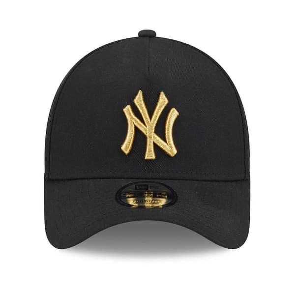 New Era 9Forty A-Frame Cap - New York Yankees sort/guld