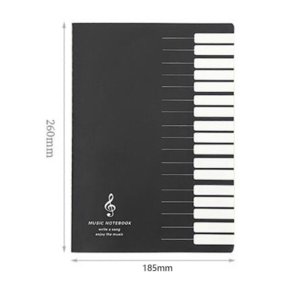 Laadukas 3x Viisi Viivaa Nuottivihko Musiikkivihko Nuottipaperi